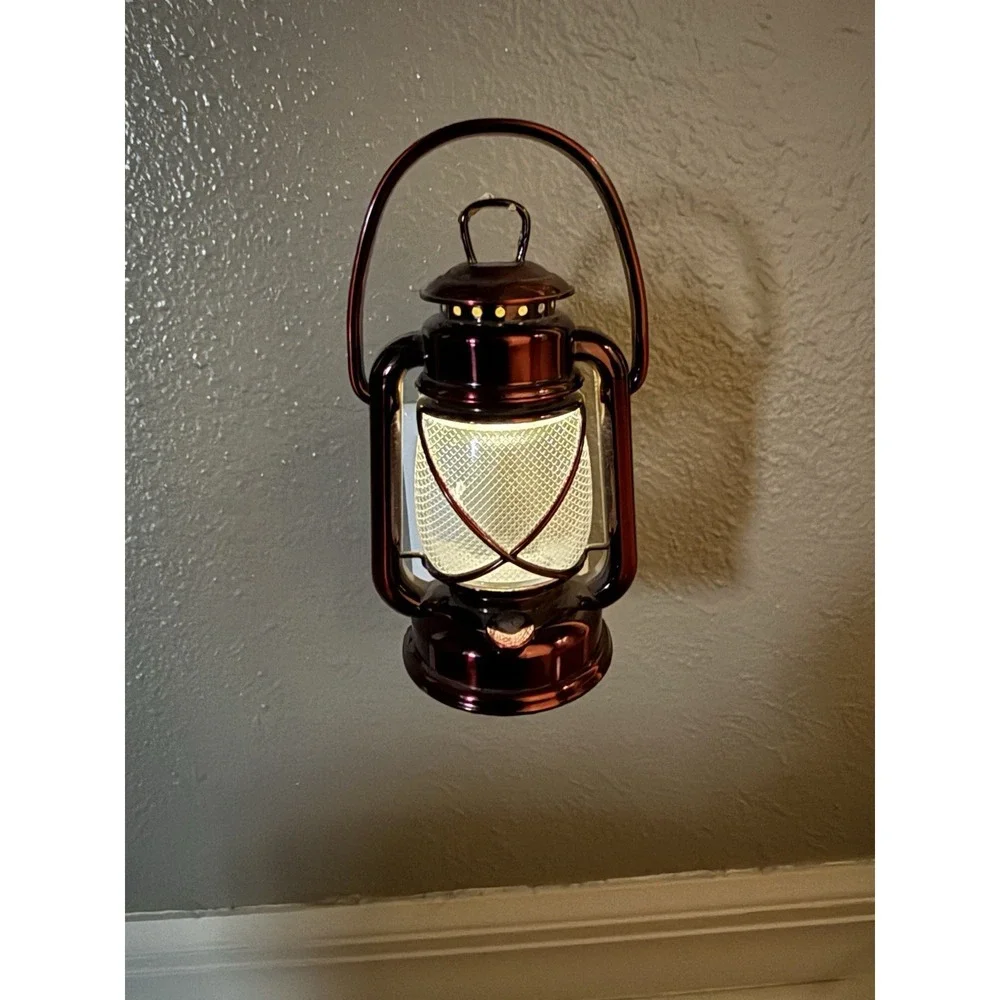5X Bath & Body Works Red Camping Lantern Wallflower Plug In Diffuser Night Light
